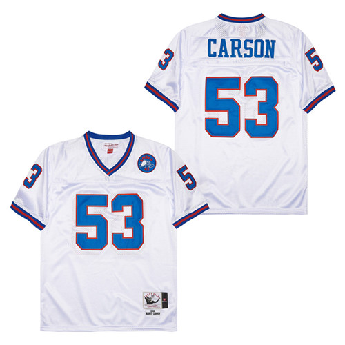Mitchell And Ness Bills #53 Throwback Stitched NFL Jersey 5