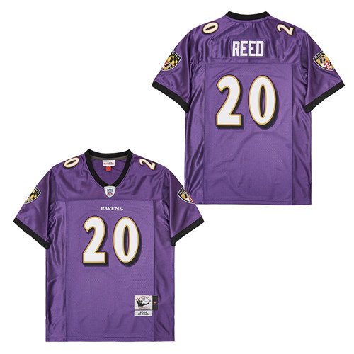 Mitchell&Ness Ravens #20 M&N Throwback Jersey 2