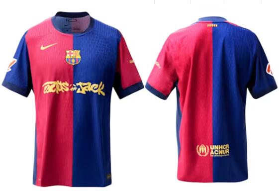 Men's FC Barcelona x Travis Scott Limited Edition Match Home 2024-25 Jerseys