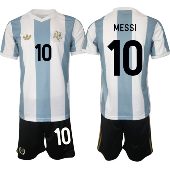 Argentina #10 MESSI 2025-26 adidas Originals 50th Anniversary Suit Jersey