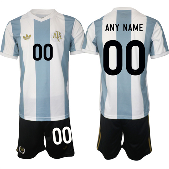 Argentina Custom 2025-26 adidas Originals 50th Anniversary Suit Jersey