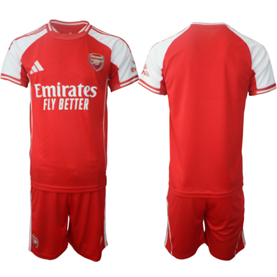 Arsenal Blank 2025-26 home Red Soccer suit jerseys
