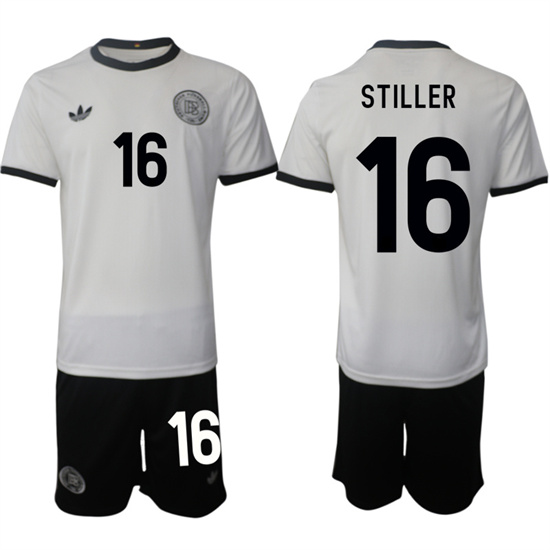 Germany #16 STILLER 2025-26 home White Adidas Soccer Suit jerseys