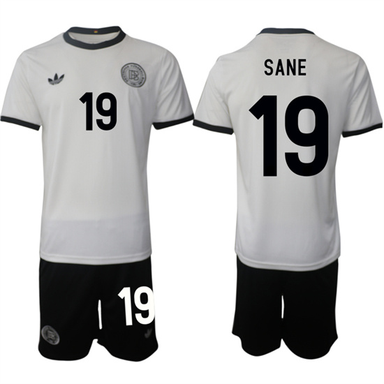 Germany #19 SANE 2025-26 home White Adidas Soccer Suit jerseys