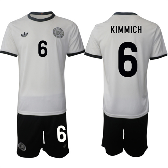 Germany #6 KIMMICH 2025-26 home White Adidas Soccer Suit jerseys
