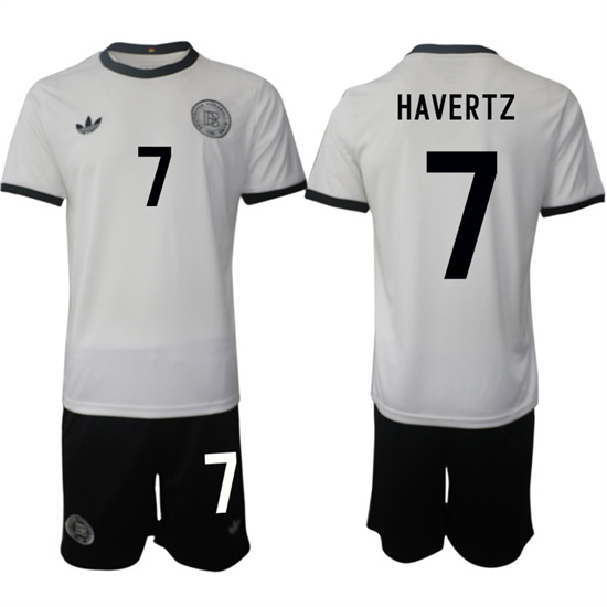 Germany #7 HAVERTZ 2025-26 home White Adidas Soccer Suit jerseys
