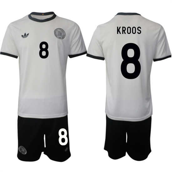 Germany #8 KROOS 2025-26 home White Adidas Soccer Suit jerseys