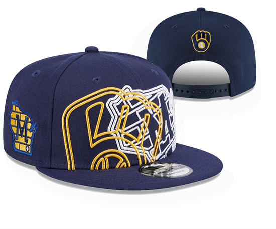Milwaukee Brewers 2025 Stitched Snapback Hats 0016
