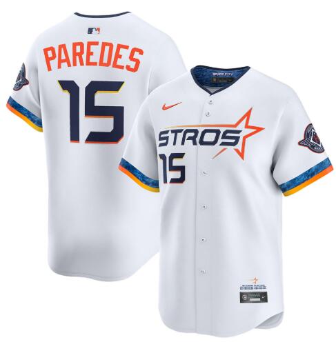 Men's Isaac Paredes #15 Houston Astros City Connect 2.0 Limited Nike Jersey