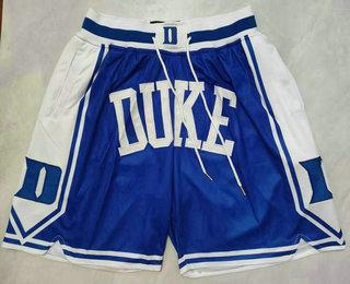 Men's Duke Blue Devils Blue Just Don Shorts