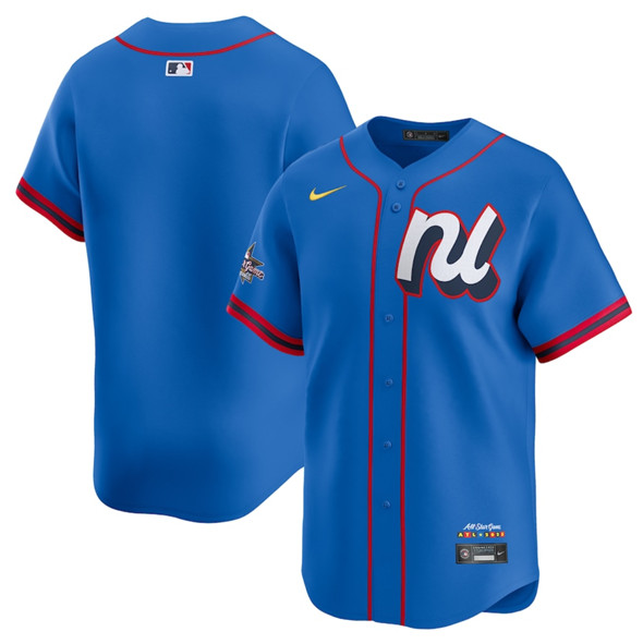 Men's National League Blank Navy 2025 All-Star Edition Limited Stitched Baseball Jersey