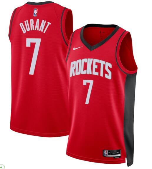Men's Houston Rockets #7 Kevin Durant Nike Red Swingman Player Icon Edition Jersey