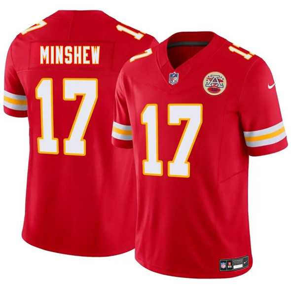 Men's Kansas City Chiefs #17 Gardner Minshew Red 2025 F.U.S.E. Vapor Untouchable Limited Football Stitched Jersey