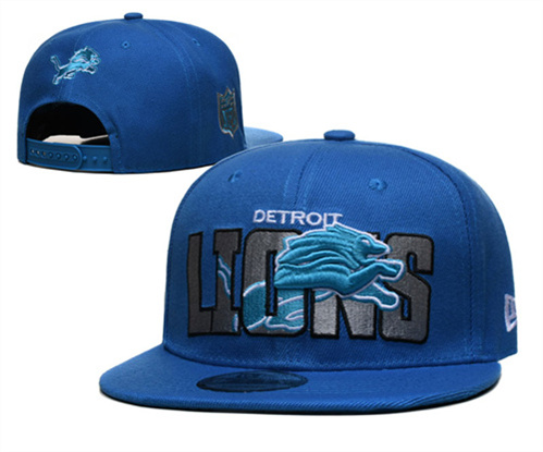 Detroit Lions Stitched Snapback Hats-SF901