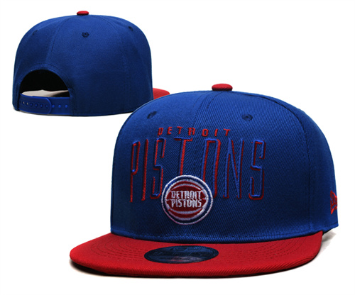 Detroit Pistons Stitched Snapback Hats-SF1025
