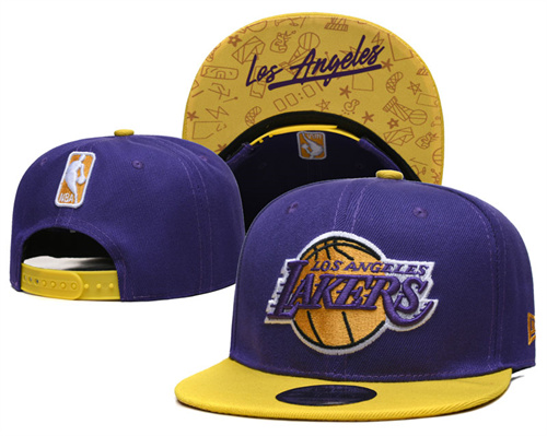 Los Angeles Lakers Stitched Snapback Hats-SF1016