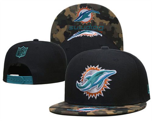Miami Dolphins Stitched Snapback Hats-SF547