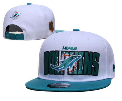 Miami Dolphins Stitched Snapback Hats-SF555