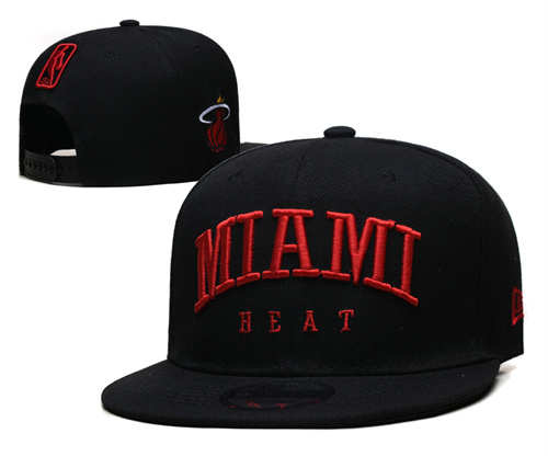 Miami Heat Stitched Snapback Hats-SF1090