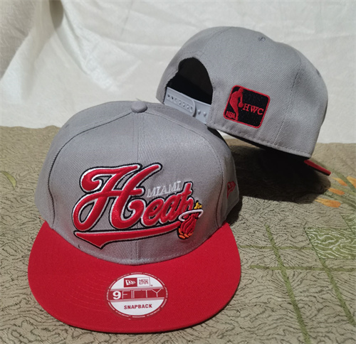 Miami Heat Stitched Snapback Hats-SF1102