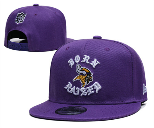 Minnesota Vikings Stitched Snapback Hats-SF838