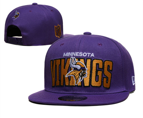 Minnesota Vikings Stitched Snapback Hats-SF840