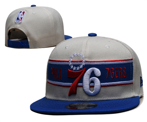 Philadelphia 76ers Stitched Snapback Hats-SF957