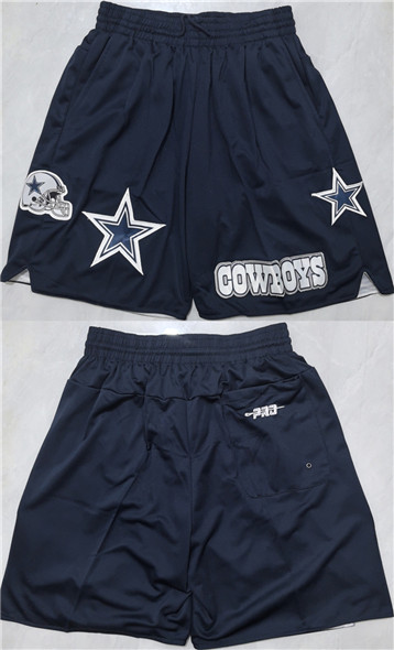 Men's Dallas Cowboys Navy Shorts (Run Small)