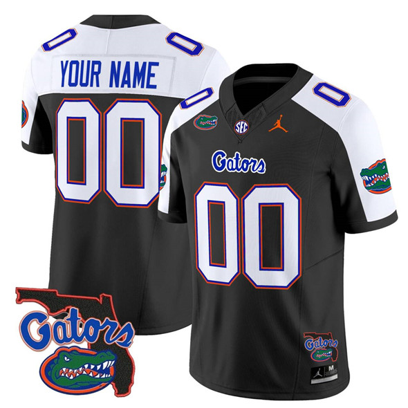 Men's Florida Gators ACTIVE PLAYER Custom Black Alternate 2024 F.U.S.E. Florida Patch Vapor Limited Stitched Jersey