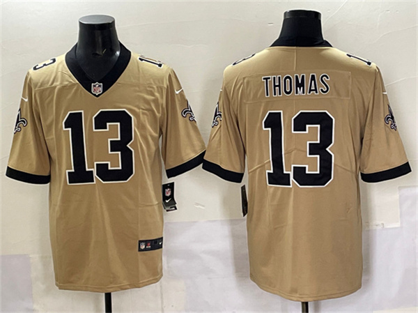 Men's New Orleans Saints #13 Michael Thomas Gold Alternate Vapor Limited Football Stitched Jersey