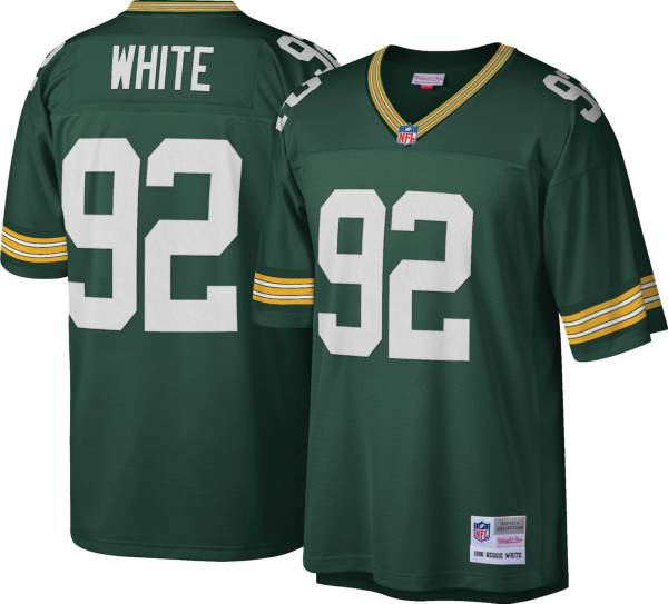 Men's Green Bay Packers #92 Reggie White Mitchell & Ness 1996 Throwback Green Jersey