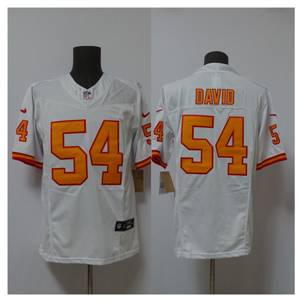 Men's Tampa Bay Buccaneers #54 Lavonte David White 2025 F.U.S.E. Vapor Limited Football Stitched Jersey