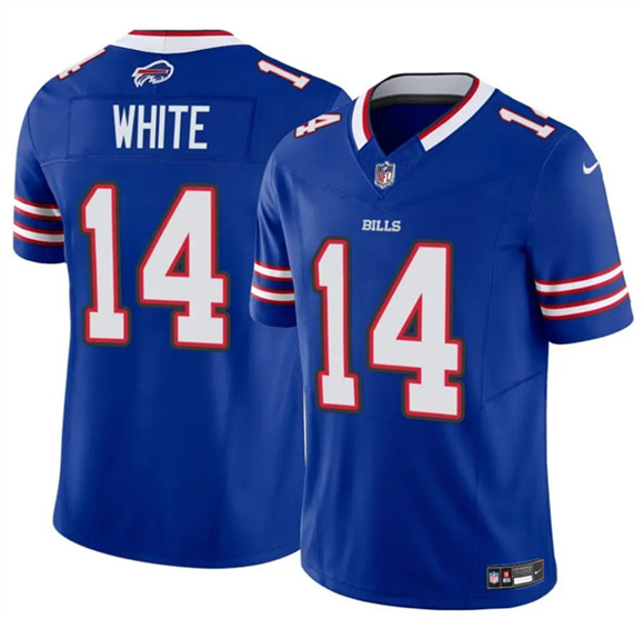 Men's Buffalo Bills #14 Mike White Blue 2025 F.U.S.E. Vapor Untouchable Limited Football Stitched Jersey