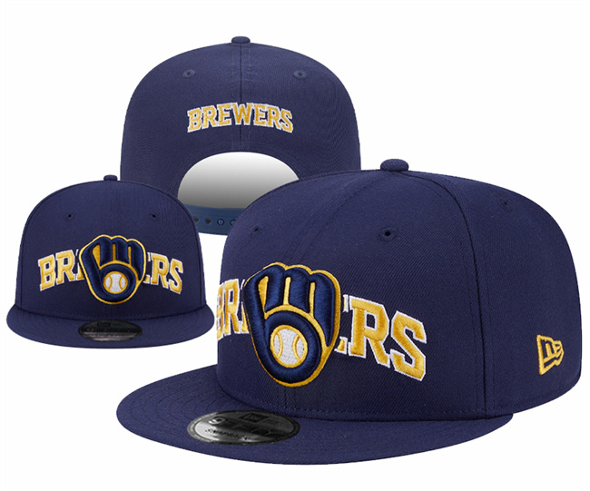 Milwaukee Brewers 2025 Stitched Snapback Hats 0018