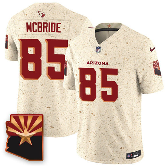 Men's Arizona Cardinals #85 Trey McBride 2025 F.U.S.E. “Rivalries” Vapor Untouchable Limited Football Stitched Jersey
