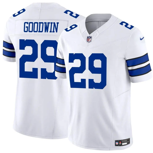 Men's Dallas Cowboys #29 C.J. Goodwin White 2025 F.U.S.E Vapor Untouchable Limited Football Stitched Jersey