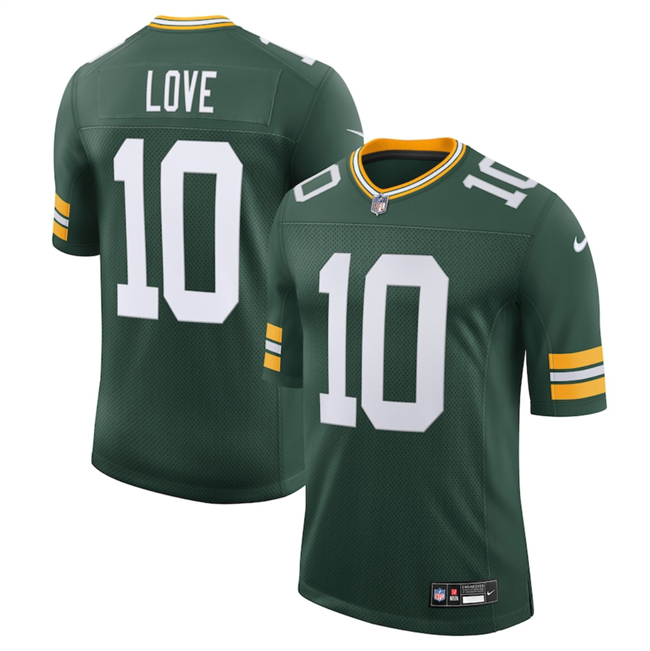 Men's Green Bay Packers #10 Jordan Love Green 2025 New Vapor Untouchable Limited Football Stitched Jersey