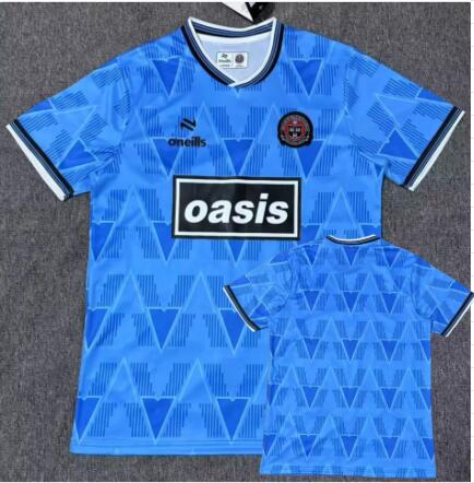 Men's Bohemian FC 2025-26 Blue Blank Training shirts Soccer Jerseys