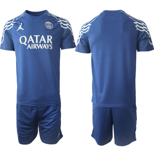 Men's Tenue Fourth Stadium PSG Jordan 2024-25 Suit Jerseys