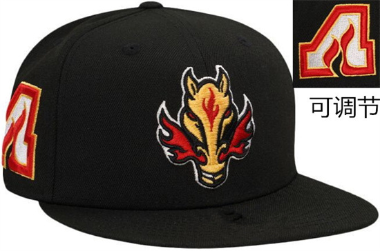 Calgary Flames Stitched Snapback Hats-TX226