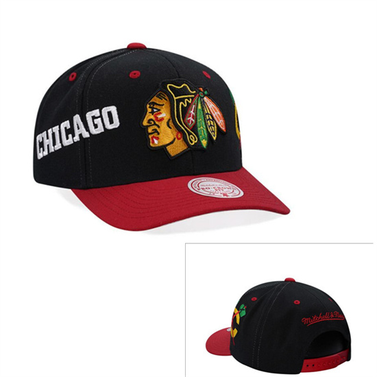 Chicago Blackhawks Stitched Snapback Hats-TX228