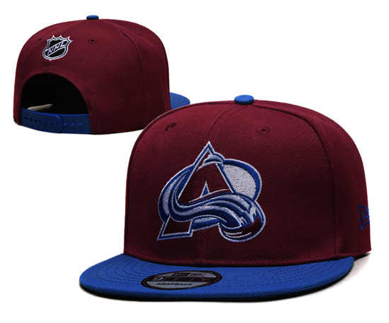 Colorado Avalanche Stitched Snapback Hats-TX238