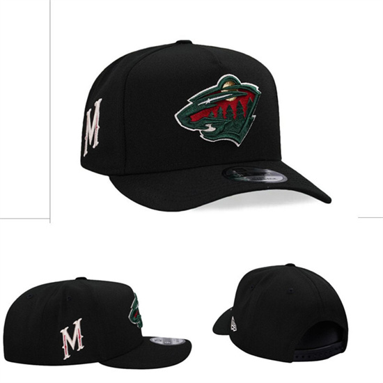 Minnesota Wild Stitched NHL Snapback Hats-TX262