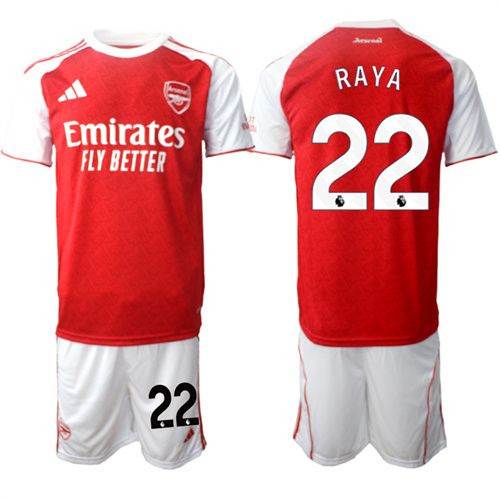 Men's Arsenal #22 RAYA 2025-26 home Suit Soccer Jerseys
