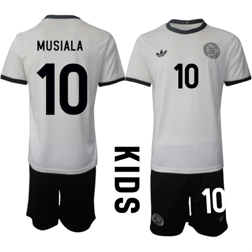 Youth Germany #10 MUSIALA 2025-26 home Kids Suit Soccer Jerseys