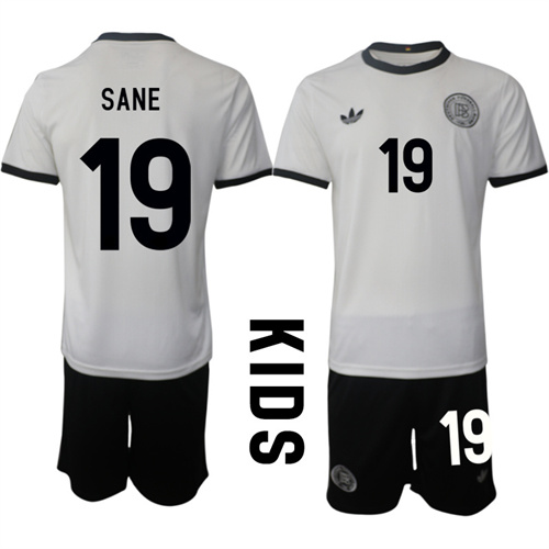 Youth Germany #19 SANE 2025-26 home Kids Suit Soccer Jerseys