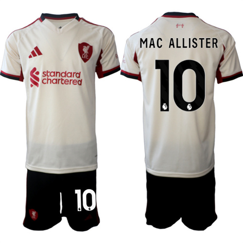Men's Liverpool #10 MAC ALLISTER 2025-26 away Suit Soccer Jerseys