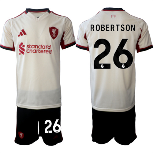 Men's Liverpool #26 ROBERTSON 2025-26 away Suit Soccer Jerseys