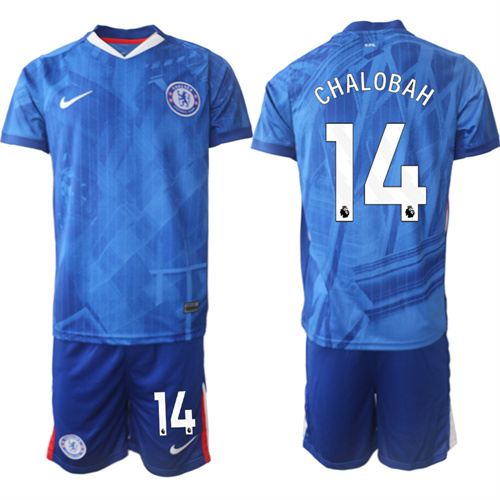 Men's Chelsea FC #14 CHALOBAH 2025-26 home Suit Soccer Jerseys