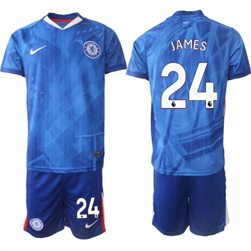 Men's Chelsea FC #24 JAMES 2025-26 home Suit Soccer Jerseys